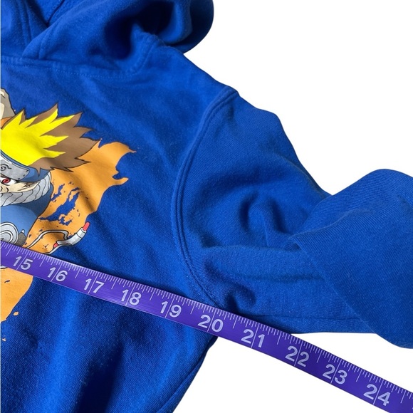 Vintage 2002 Naruto Hoodie XL Blue Anime Viz Media Masashi Kishimoto Licensed - Picture 6 of 10
